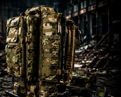 Mochila táctica EOD con herramientas