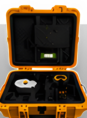 Estuche rígido del kit GNSS
